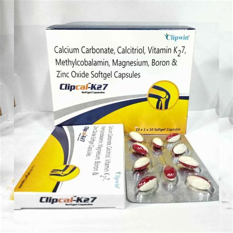 CLIPCAL - K27 SOFTGEL CAPSULES Clipwin Pharmaceuticals