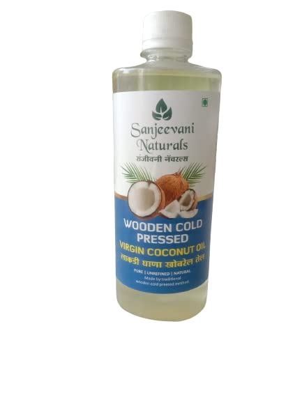 SANJEEVANI NATURALS Cold Pressed Coconut Oil/Mara Chekku Oil/Thengai ...