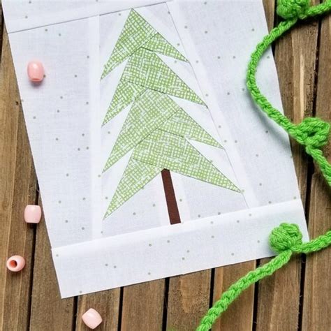 Image result for Paper Tree Quilt Pattern