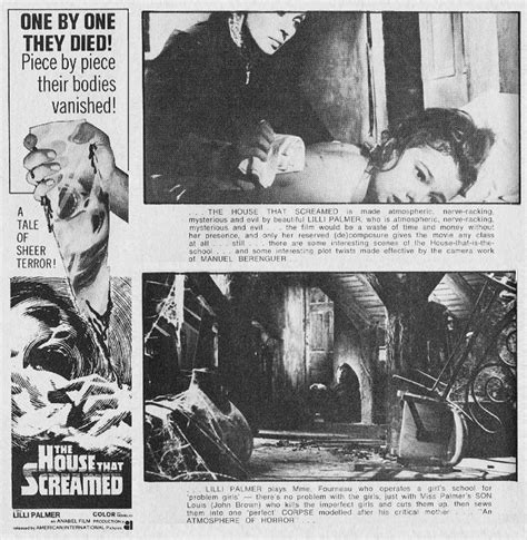 The House That Screamed (1969)