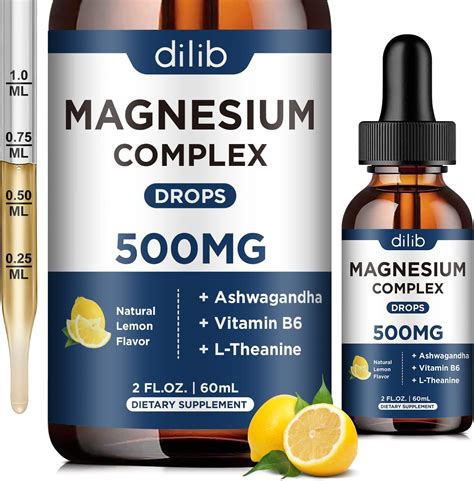 Amazon.com: Triple Magnesium Complex Supplement-Liquid Magnesium Glycinate, Citrate, Malate ...