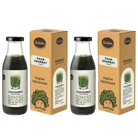 Gulabs Paan Syrup, 500 ml each, Pack of 2 : Amazon.in: Grocery ...