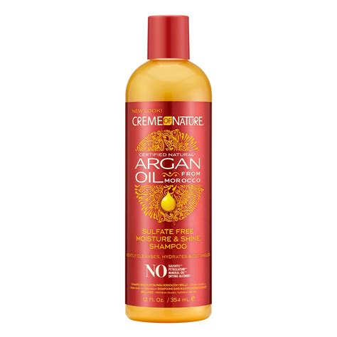 Creme of Nature Argan Oil Moisture & Shine Shampoo, 12 Oz - Walmart.com
