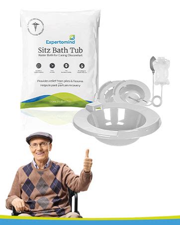Sitz Bath Tub for Fissure by EXPERTOMIND | Sitz Bath Tub for Piles Pain ...