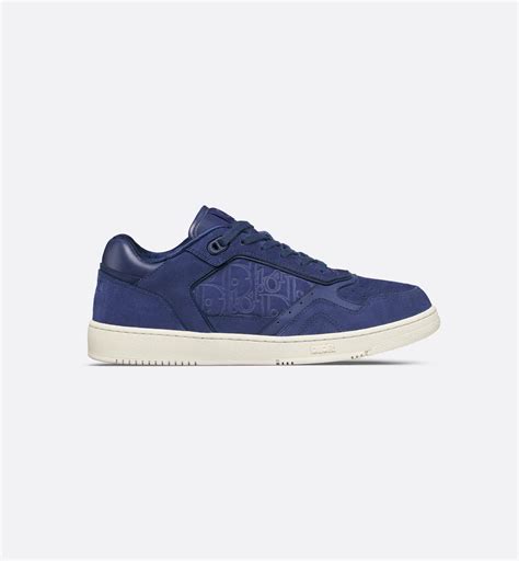 B27 Low-Top Sneaker Navy Blue Suede and Navy Blue Dior Gravity Suede | DIOR