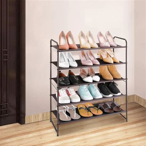Buy Simple Trending 5-Tier Stackable Shoe Rack, Expandable & Adjustable ...