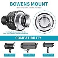 Neewer Aluminium Alloy Studio Conical Spot Snoot with Bowens Mount for ...