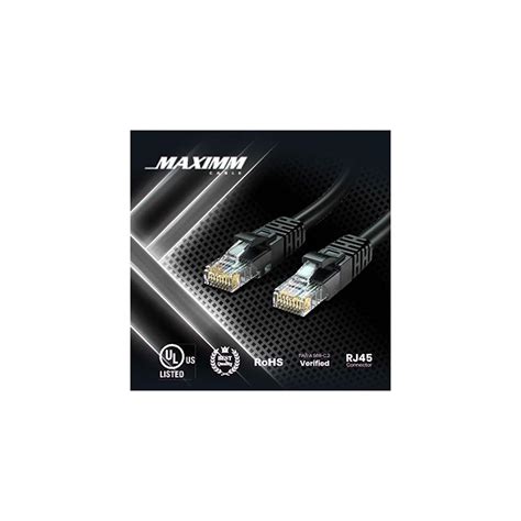 Buy Maximm Cat6 Ethernet Cable 0.6 ft (8 inches), CCA Ethernet Cable ...