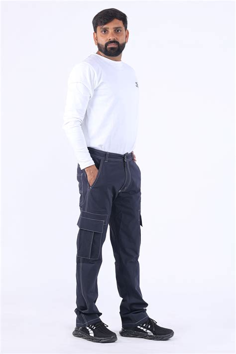 Coal Nylon Lycra Stretchable Loose fit Cargo Track Pant – Skooper