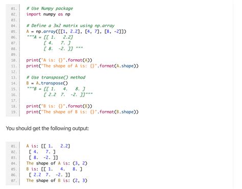 Matrix Operations In Practice Using Python | by amirsina torfi ...