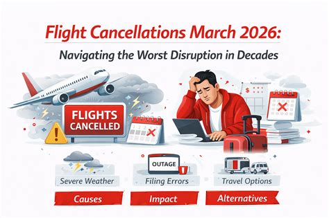 Flight Cancellations March 2026: Navigating the Worst Disruption in Decades