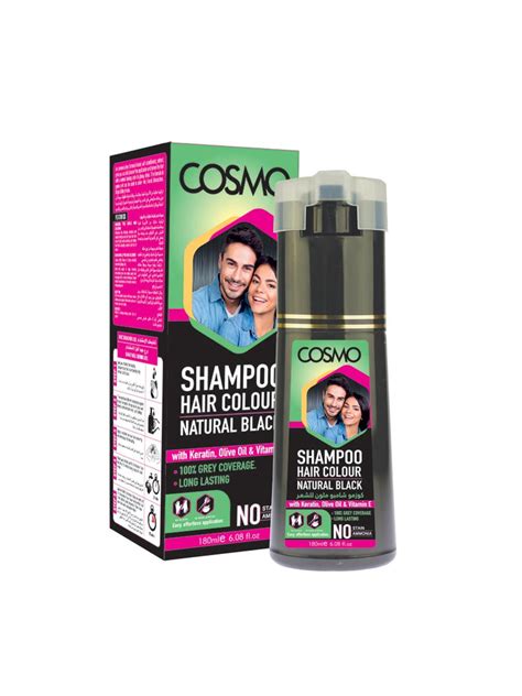 HAIR COLOUR NATURAL BLACK SHAMPOO | CosmoCosmetics - India