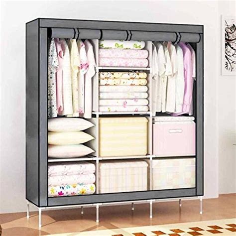 Modone 6+2 Layer Fancy and Portable Foldable Collapsible Closet/Cabinet ...