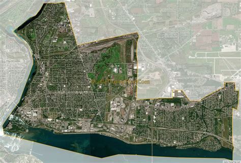 Map of Niagara Falls city - Thong Thai Real