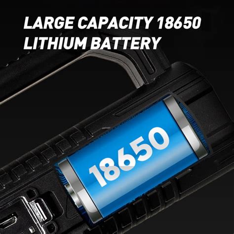 Tenozek 50000 Lumens LED Rechargeable Flashlight, India | Ubuy