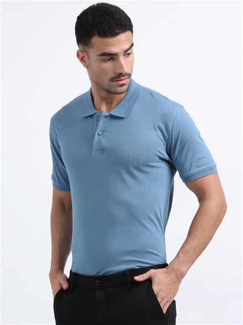 Regular polo Tshirt ( Blue )