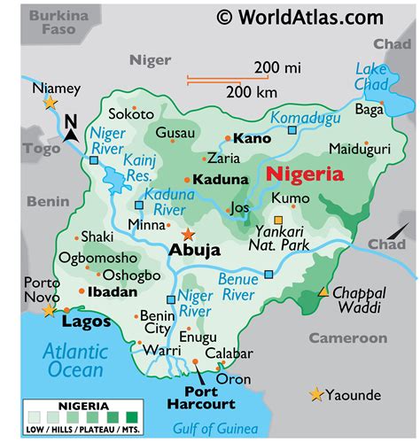 Lagos Nigeria World Map - Oconto County Plat Map