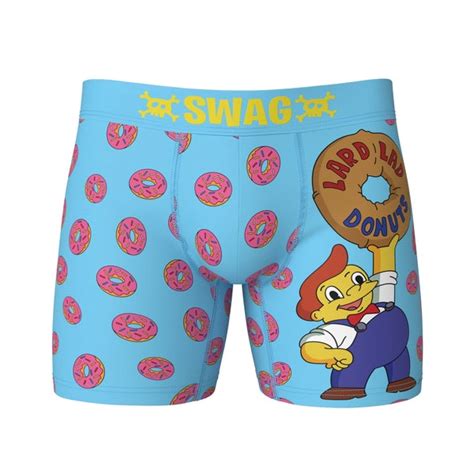 The Simpsons Lard Lad Donuts All Over Print Swag Boxer Briefs-Medium ...