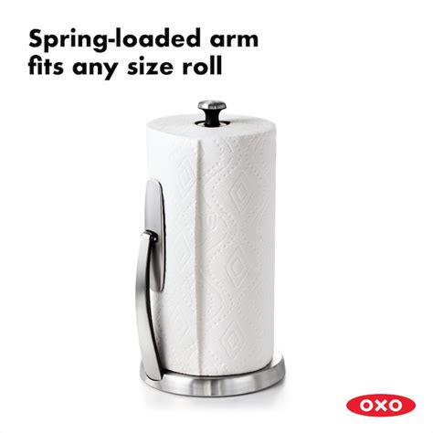 OXO Stainless Steel Metal Freestanding Paper Towel Holder 1066736V3 at ...