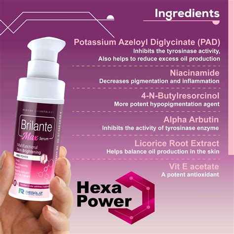 Brilante Max Serum 30ml – Skin Brightening & Spot Reduction – Dermatics.in