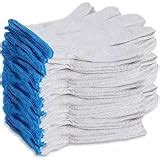 Buy BO Unisex Reusable Washable Cotton Knitted Gloves Bundle (Grey ...