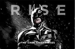 The Dark Knight Rises Batman Poster Art | Movie Poster Paper Print ...