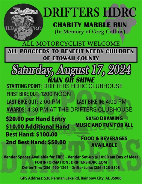 Charity Marble Run, 536 Perman Lake Rd, Rainbow City, AL, United States ...