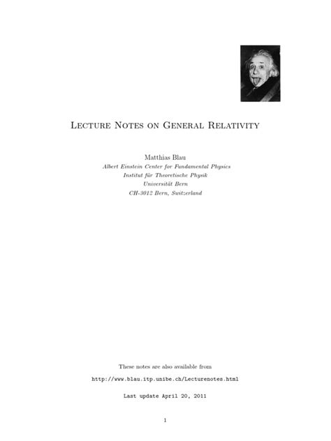 General Relativity Lecture 2 的图像结果
