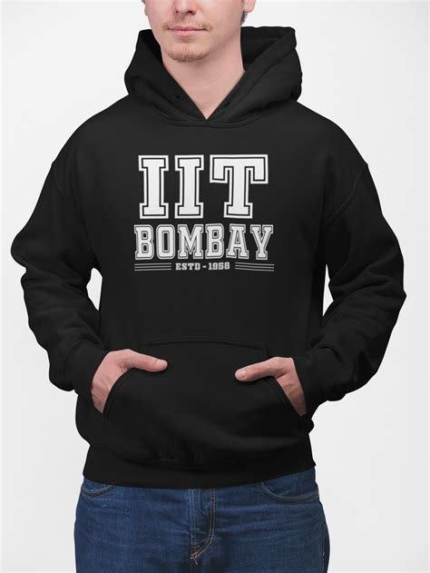 IIT Bombay Printed Hoodie Online in India | Teeshood – Teeshood.com