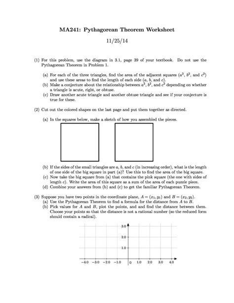 Image result for Pythagorean Theorem Classifying Pg 2.Pdf Answers