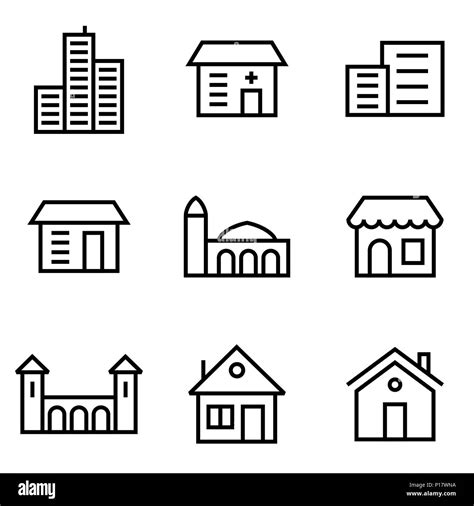 Simple Building Icon 的图像结果