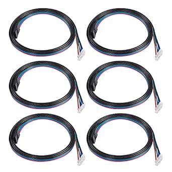 XMSJSIY Dupont 2.54 4 Pin to 6Pin Terminal Stepper Motor Extension ...