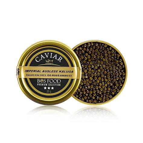 Caviar de seleccion imperial Kaluga (Huso dauricus), 20g, poder ...
