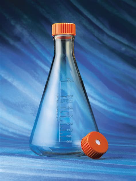 431256 | Corning® 2L Baffled Polycarbonate Erlenmeyer Flask with Vent ...