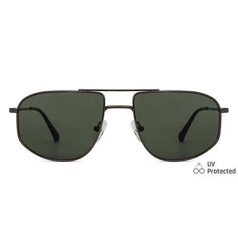 Buy Gunmetal Black Full Rim Aviator John Jacobs JJ Tints JJ S13803 -C2 ...