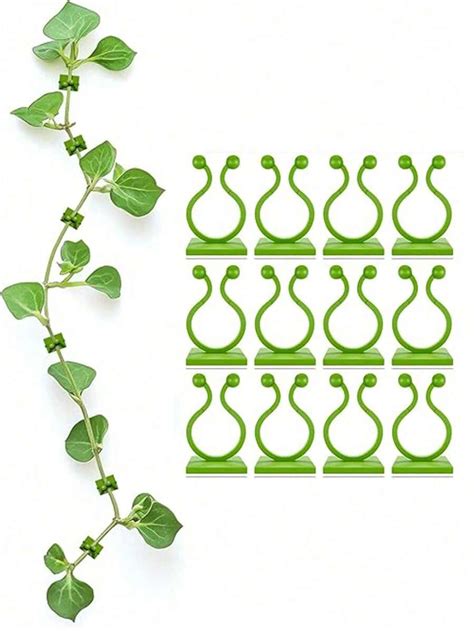 100pcs Green Plant Wall Clips Wall Clips For Climbing Plants Green Tree ...