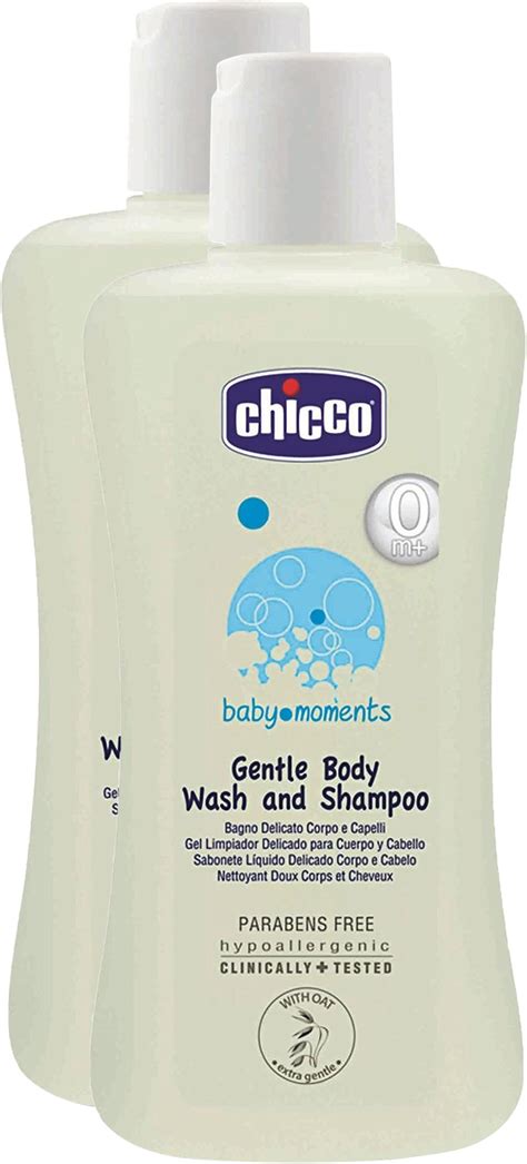 Buy More Combo - Chicco Baby Moments Gentle Body Wash and Shampoo ...
