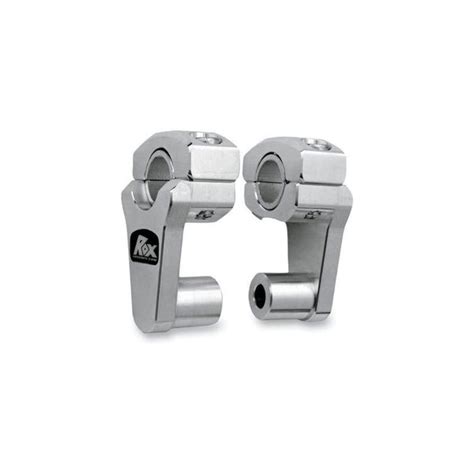 Rox Pivoting Handlebar Risers 51mm Rise, 22 & 28mm Handlebar Natural A ...