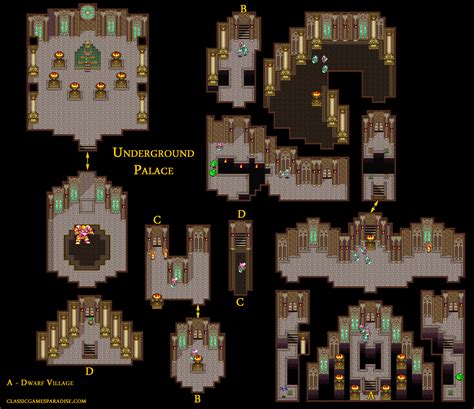 Secret of Mana - Maps - Classic Games Paradise