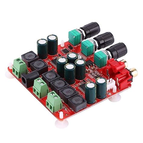Subwoofer Amplifier Board, DC 12V-26V Energy-Saving Stereo Amplifier ...