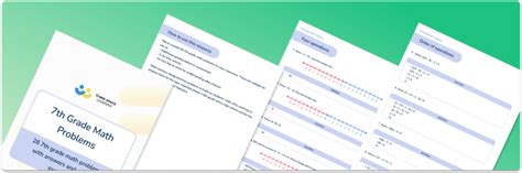 Image result for 7th Grade Math Problems