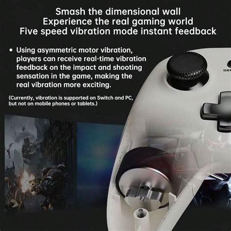 GAMESIR Game Controller T4 Pro Six-Axis Gyroscope 4 Custom Back Buttons ...