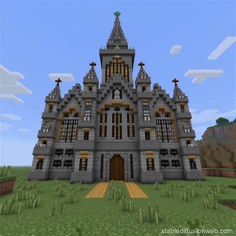 Image result for Minecraft Cathedral Build GUID