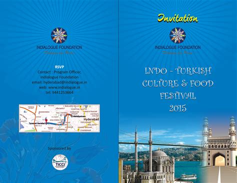 IF cordially invites all to Indo-Turkish Culture and Food Festival ...
