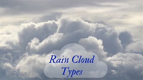 The Types Of Rain Clouds - Science Trends