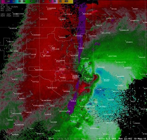 The May 10, 2010 Tornado Outbreak in Oklahoma