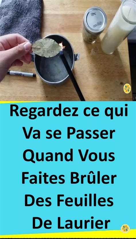 Le Truc de Bruler des Feuilles de Laurier et ses Effets Après 10 ...
