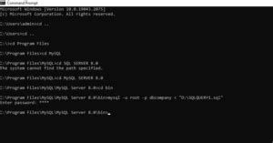 Image result for How to Save MySQL File in Cmd