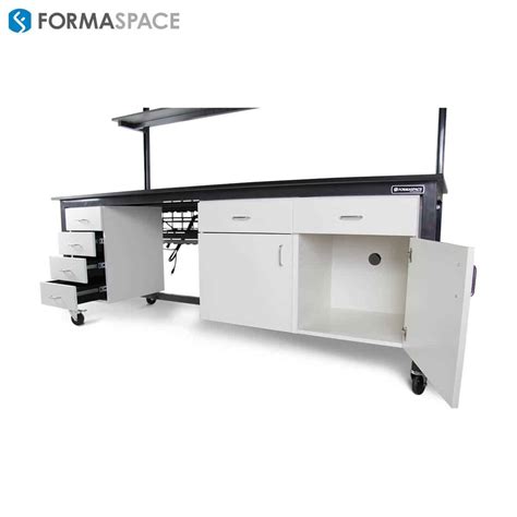Modular Wet Lab Workbench with Cabinets | Formaspace