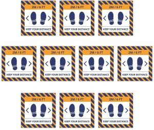 KREEPO 2M / 6FT KEEP YOUR DISTANCE Emergency Sign Price in India - Buy ...